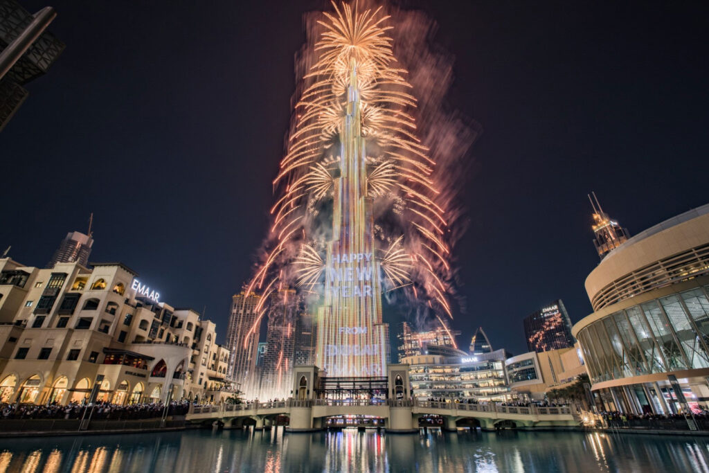 World-Renowned Fireworks at Burj Khalifa