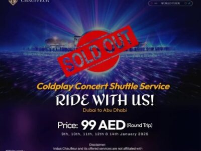 COLDPLAY CONCERT (PRIVATE SHUTTLE)